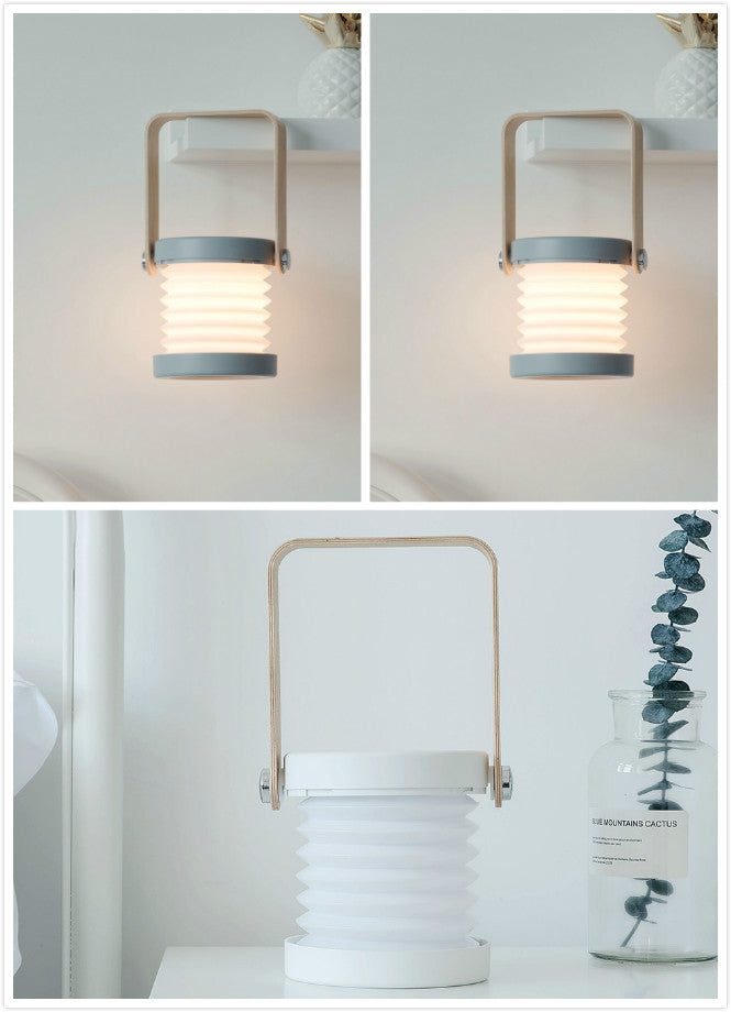 Collage of a modern wall-mounted light fixture with a white base and gold accents.