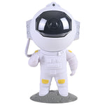 Plush toy in an astronaut costume on a white background